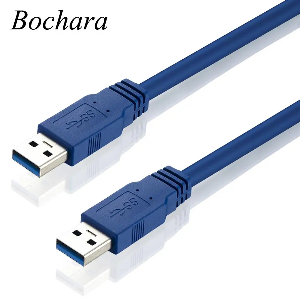 Bochara USB 3.0 Type A Male to Type A Male Data Cable Foil+Braided Shielded High Speed 30cm 60cm 1m 1.5m 1.8m 3m 5m
Bochara USB 3.0 Type A Male to Type A Male Data Cable Foil+Braided Shielded High Speed 30cm 60cm 1m 1.5m 1.8m 3m 5m