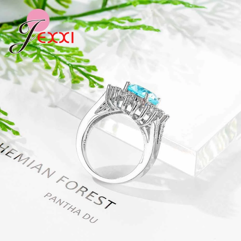 Romantic Exquisite 925 Sterling Silver Full Shiny Colorful CZ Cubic Zirconia Finger Rings Bridal Jewelry For Women
Romantic Exquisite 925 Sterling Silver Full Shiny Colorful CZ Cubic Zirconia Finger Rings Bridal Jewelry For Women