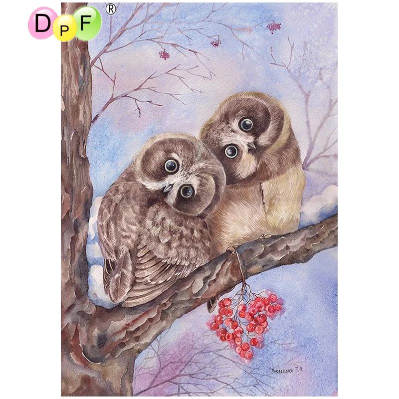 DPF DIY Gift 5D full Round Diamond Painting Magic Cube Cross Stitch Owl Couple Warm Love Diamond Embroidery crafts Mosaic Decor
DPF DIY Gift 5D full Round Diamond Painting Magic Cube Cross Stitch Owl Couple Warm Love Diamond Embroidery crafts Mosaic Decor