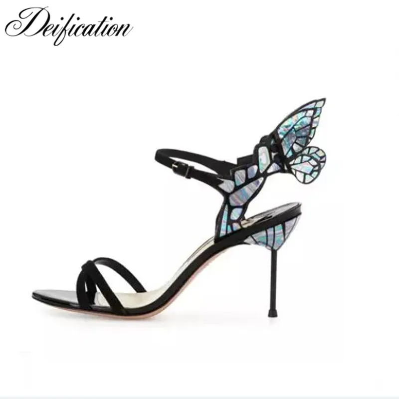 Deification Celebrity Luxury Summer Shoes Woman High Heels Bling Printed Party Shoes Wedding Shoes Back Butterfly Ladies Pumps
Deification Celebrity Luxury Summer Shoes Woman High Heels Bling Printed Party Shoes Wedding Shoes Back Butterfly Ladies Pumps