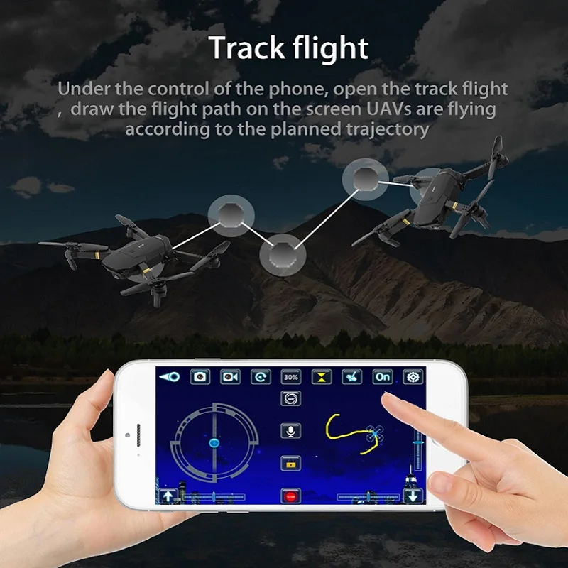 Новейший высокотехнологичный Дрон 2,4G Wi-Fi FPV solo с HD-камерой, складная воздушная камера, вертолет с дистанционным управлением
Новейший высокотехнологичный Дрон 2,4G Wi-Fi FPV solo с HD-камерой, складная воздушная камера, вертолет с дистанционным управлением