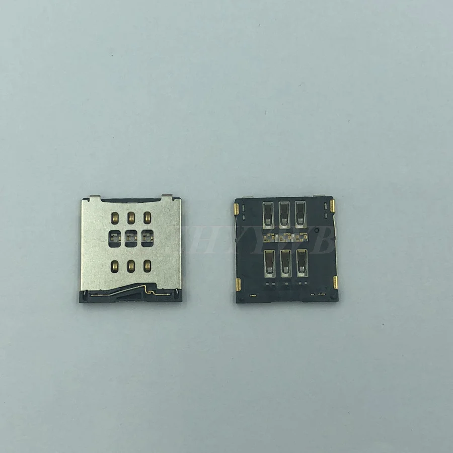2 шт./лот слот для считывателя sim карт Разъем Держатель Замена iPhone6 6g 6 plus|Шлейфы