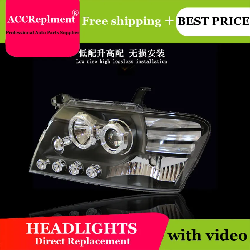 Car Styling for Mitsubishi Pajero V73 LED Headlight 2008-2013 Bi Xenon Headlights drl Lens Double Beam H7 HID Car Parts
Car Styling for Mitsubishi Pajero V73 LED Headlight 2008-2013 Bi Xenon Headlights drl Lens Double Beam H7 HID Car Parts