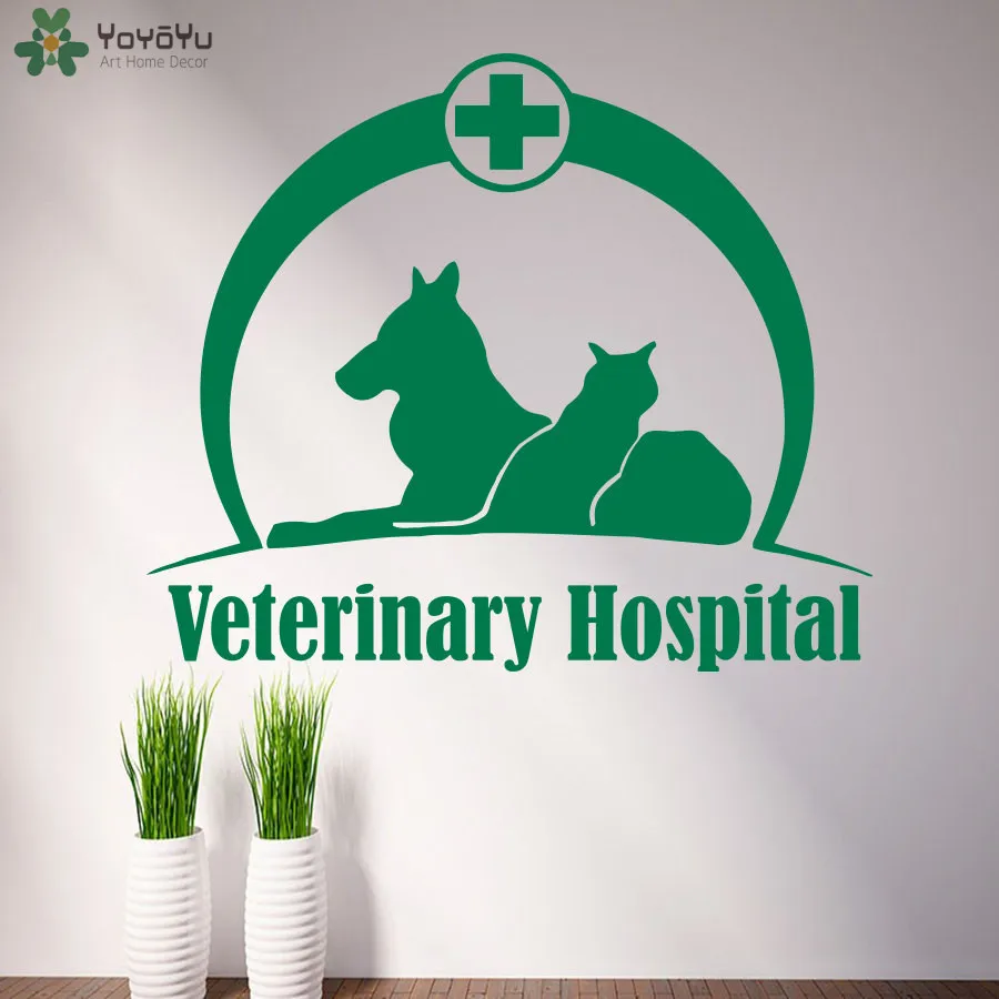 Pet Veterinary Hospital Wall Decal Grooming Salon Vinyl Wall Stickers Medicine Cat Dog Removable Sign Logo Window Decor DIYSY384
Pet Veterinary Hospital Wall Decal Grooming Salon Vinyl Wall Stickers Medicine Cat Dog Removable Sign Logo Window Decor DIYSY384