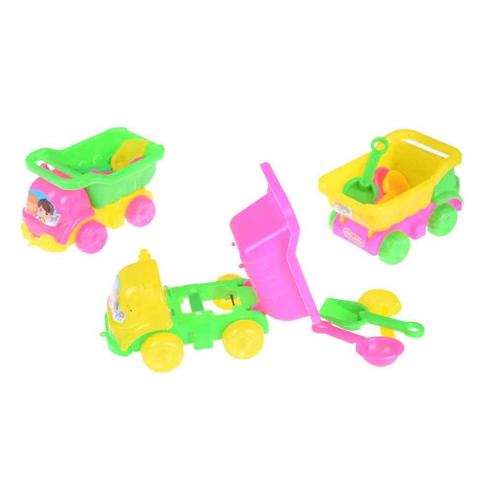 4 шт./компл. детский набор игрушек для игры в воду пляж песок машинки ковша