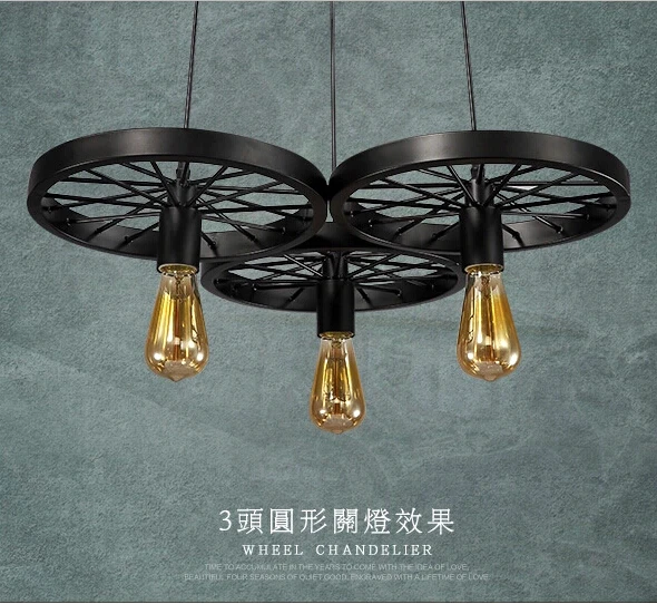 Vintage Lofts Pendant Lights iron wheel Industrial Metal Pendant Tube Lamp Coffee Bar Restaurant Lights with 6 light
Vintage Lofts Pendant Lights iron wheel Industrial Metal Pendant Tube Lamp Coffee Bar Restaurant Lights with 6 light