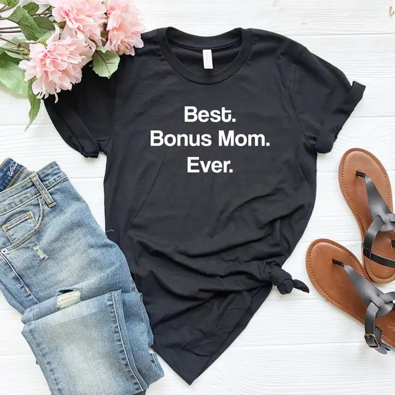 Best Bonus Mom ever Women tshirt Casual Cotton Hipster Funny t-shirt For Lady Yong Girl Top Tee Drop Ship ZY-168
Best Bonus Mom ever Women tshirt Casual Cotton Hipster Funny t-shirt For Lady Yong Girl Top Tee Drop Ship ZY-168