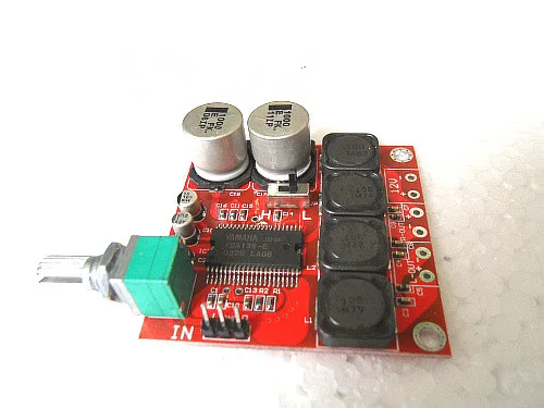 DC12V 10W+10W YDA138-E YAMAHA digital power amplifier board with Gain adjustment
DC12V 10W+10W YDA138-E YAMAHA digital power amplifier board with Gain adjustment