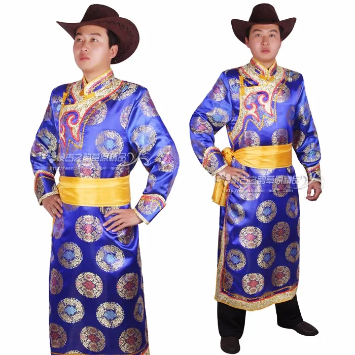 Фото Манто в монгольском стиле одежда мужская женский костюм|Одежда - купить