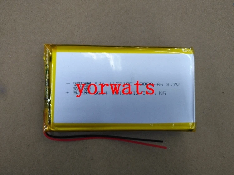 New Hot A Rechargeable Li-ion Cell 3.7V polymer battery 1162106 10000mah direct sale
New Hot A Rechargeable Li-ion Cell 3.7V polymer battery 1162106 10000mah direct sale