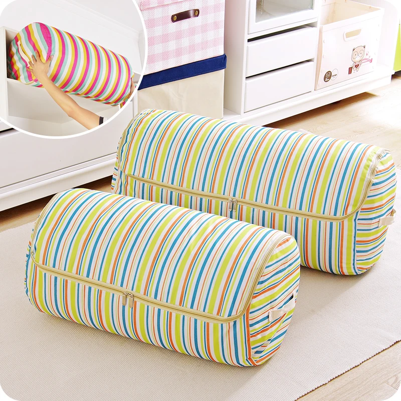Cylindrical Quilt Storage Bag Oxford Large Capacity Storage Bags Portable Clothes Organizer
Cylindrical Quilt Storage Bag Oxford Large Capacity Storage Bags Portable Clothes Organizer