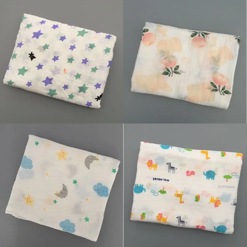 4Pcs/Lot Baby Blanket For Summer Animal Pattern Swaddle For Newborns Cotton Fiber Soft Breathable Muslin Baby Bedding Infant
4Pcs/Lot Baby Blanket For Summer Animal Pattern Swaddle For Newborns Cotton Fiber Soft Breathable Muslin Baby Bedding Infant