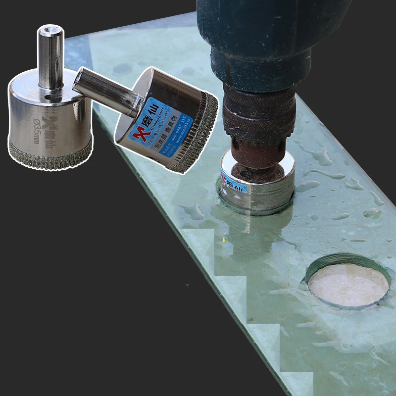 1pcs 25-100mm Glass hole opener Glass drill bit Emery ceramic hole Tile punch Bead polishing and trimming tools
1pcs 25-100mm Glass hole opener Glass drill bit Emery ceramic hole Tile punch Bead polishing and trimming tools