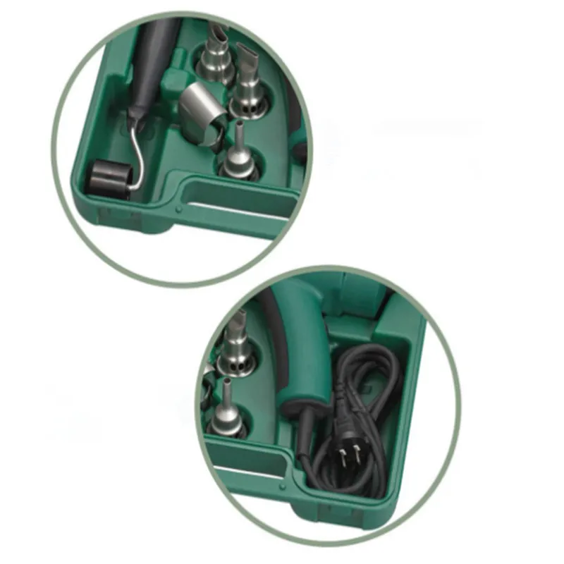 6 Piece Set Industrial Electric Hot Air Gun Thermoregulator Heat Guns LCD Display Shrink Wrapping Thermal power tool
6 Piece Set Industrial Electric Hot Air Gun Thermoregulator Heat Guns LCD Display Shrink Wrapping Thermal power tool