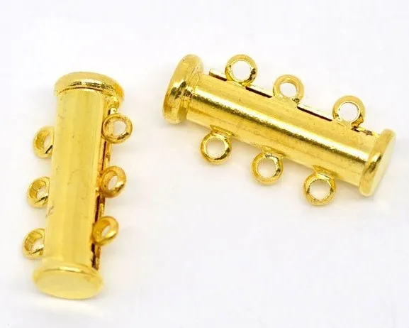 Free Shipping 50pcs Gold Plated 3Strands Magnetic Slide Clasps 20x10mm Jewelry Findings Wholesales
Free Shipping 50pcs Gold Plated 3Strands Magnetic Slide Clasps 20x10mm Jewelry Findings Wholesales