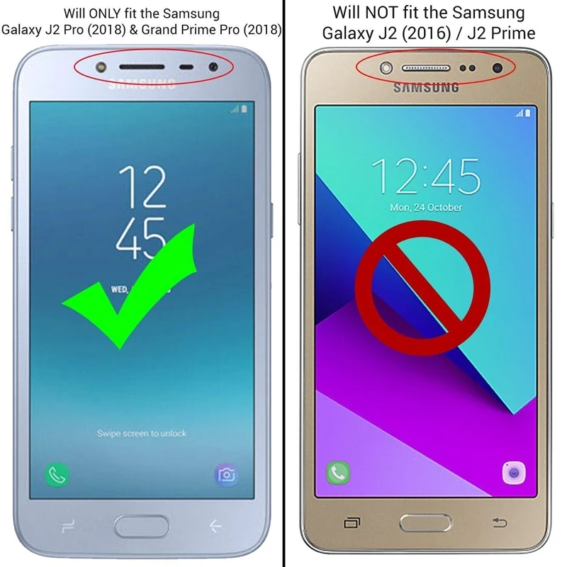 Взрывозащищенное Закаленное стекло J2 2018 для Samsung Galaxy Pro HD защитная пленка