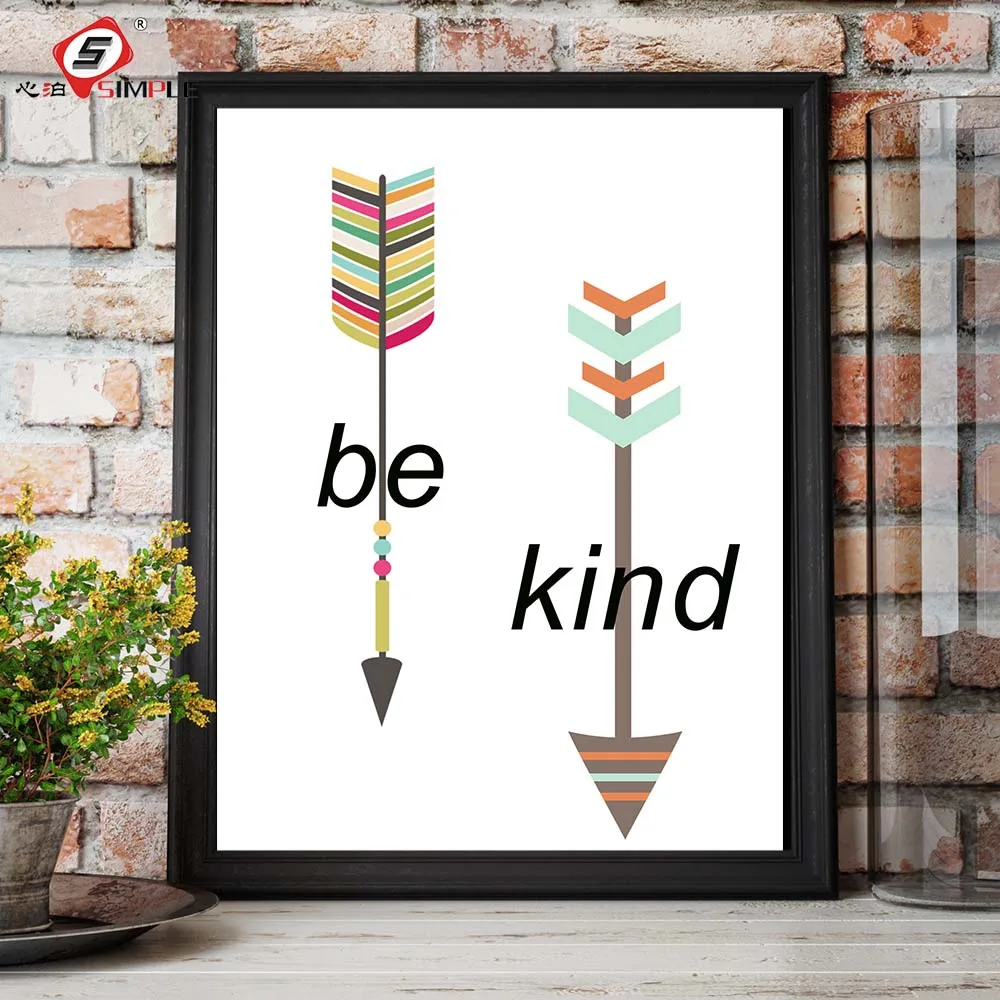 Simple Letter Canvas Painting Single Be Kind Short Saying Paintings Tribe Arrows Wall Pictures for Living Room Unframed
Simple Letter Canvas Painting Single Be Kind Short Saying Paintings Tribe Arrows Wall Pictures for Living Room Unframed
