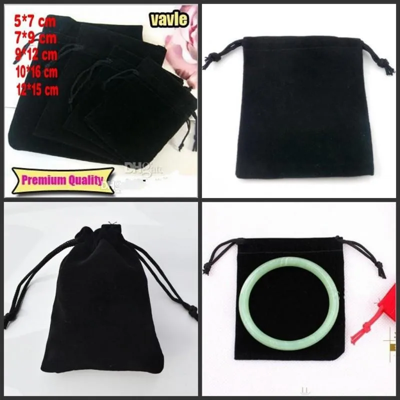 Many sizes Black Jewelry Pouches Bags Velvet Drawstring Bags for Rings Necklace Wedding Gift DIY Packaging Jewelry Case
Many sizes Black Jewelry Pouches Bags Velvet Drawstring Bags for Rings Necklace Wedding Gift DIY Packaging Jewelry Case