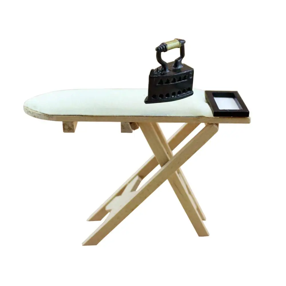 Scale 1: 12 Iron Ironing Board Doll House Furniture Miniature Bedroom Table Mini Dollhouse Decor Children Gift Toy
Scale 1: 12 Iron Ironing Board Doll House Furniture Miniature Bedroom Table Mini Dollhouse Decor Children Gift Toy