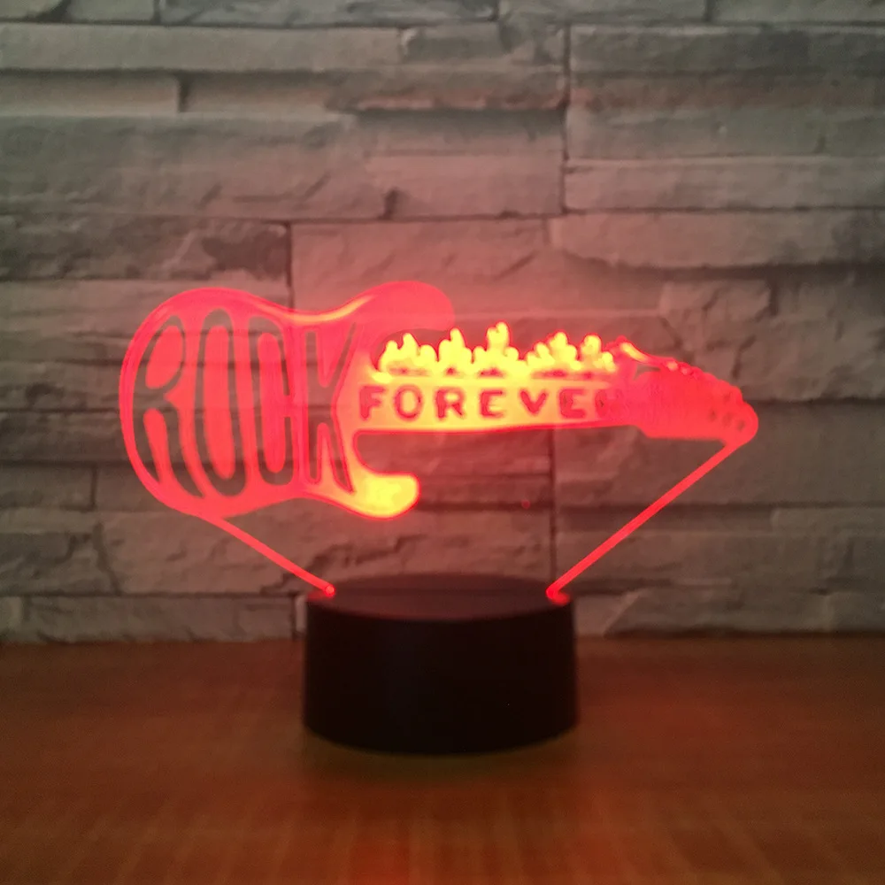 3d ночник для гитары Rock Forever, осветительные приборы, приборы с сенсорным дистанционным управлением, светодиодная прикроватная кроватка, визу...
3d ночник для гитары Rock Forever, осветительные приборы, приборы с сенсорным дистанционным управлением, светодиодная прикроватная кроватка, визу...