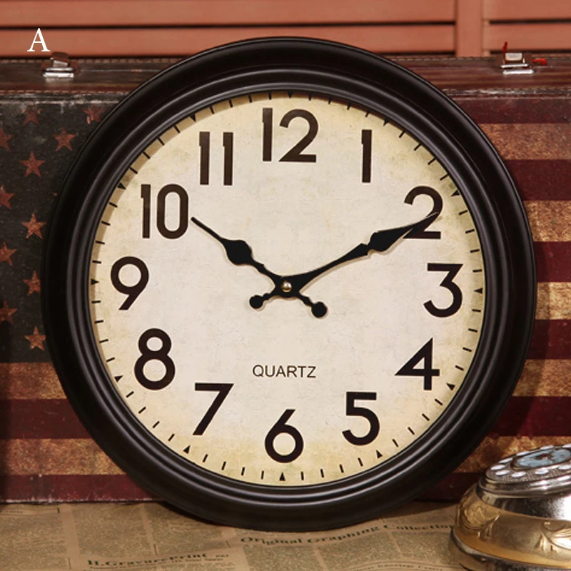 Home decoration retro living room bedroom wall clock mute quartz watch pocket watch European pastoral large minimalist
Home decoration retro living room bedroom wall clock mute quartz watch pocket watch European pastoral large minimalist