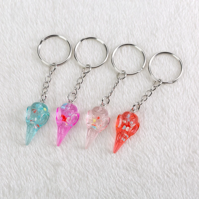 2pcs Women Keychains Resin raven head keychain flatback crow pendant charms Cute keyring for jewelry
2pcs Women Keychains Resin raven head keychain flatback crow pendant charms Cute keyring for jewelry