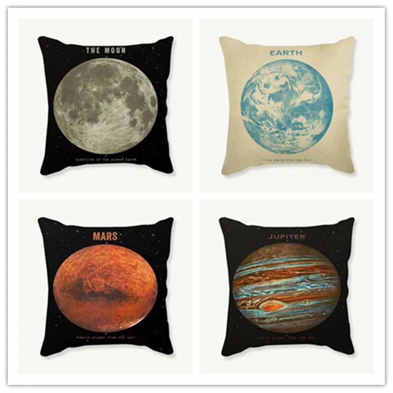 New Arrival Universe Cushion Covers Space Earth Moon Mars Jupiter Cushion Cover Home Decorative Linen Pillow Case
New Arrival Universe Cushion Covers Space Earth Moon Mars Jupiter Cushion Cover Home Decorative Linen Pillow Case