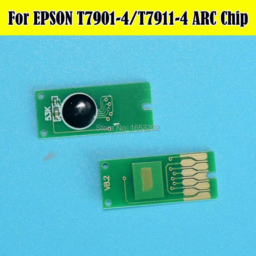 4 шт./компл. чип постоянной дуги для Epson T7901-T7904 T7911-T7914 для Epson WF-4630 WF5110 WF5190 WF5690 WF4640 WF5620
4 шт./компл. чип постоянной дуги для Epson T7901-T7904 T7911-T7914 для Epson WF-4630 WF5110 WF5190 WF5690 WF4640 WF5620