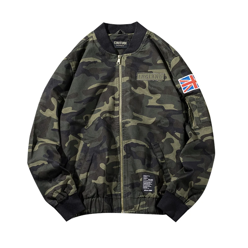 Spring Autumn Men's Clothing Bomber Jacket Camouflage MA1 Flying Pilot Jackets Coat Casual Baseball Outerwear
Spring Autumn Men's Clothing Bomber Jacket Camouflage MA1 Flying Pilot Jackets Coat Casual Baseball Outerwear