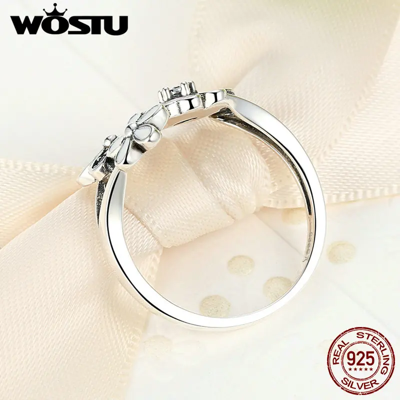 WOSTU 100% 925 Sterling Silver Poetic Daisy Cherry Blossom Wedding Rings For Women S925 Silver Ring Jewelry Lover Gift CQR004
WOSTU 100% 925 Sterling Silver Poetic Daisy Cherry Blossom Wedding Rings For Women S925 Silver Ring Jewelry Lover Gift CQR004