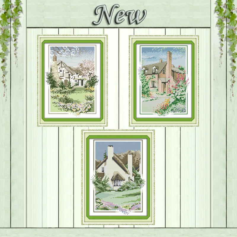 Country cabins house scenery Painting 11CT Counted print on Canvas DMC 14CT chinese Cross Stitch Embroidery kits Needlework Sets
Country cabins house scenery Painting 11CT Counted print on Canvas DMC 14CT chinese Cross Stitch Embroidery kits Needlework Sets
