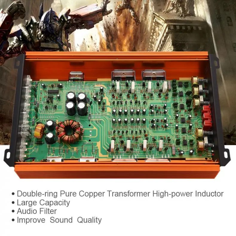 Durable 4500W High Power Class AB Digital 4 Channel Aluminum Alloy Car Stereo Amplifiers for Car / Home
Durable 4500W High Power Class AB Digital 4 Channel Aluminum Alloy Car Stereo Amplifiers for Car / Home