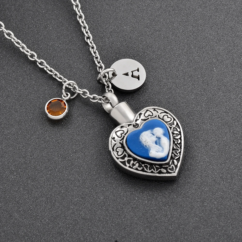 Clound Shape Mom Child Ashes Keepsake Cremation urn Necklace Memorial Jewelry with Choosable Birthstone
Clound Shape Mom Child Ashes Keepsake Cremation urn Necklace Memorial Jewelry with Choosable Birthstone