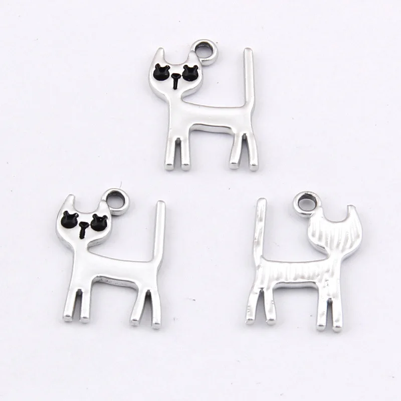 100pcs Enamel charm cat white Exquisite Alloy Pendants 11*20mm 1.1g Handmade Jewelry Making DIY Alloy accessories Hot
100pcs Enamel charm cat white Exquisite Alloy Pendants 11*20mm 1.1g Handmade Jewelry Making DIY Alloy accessories Hot