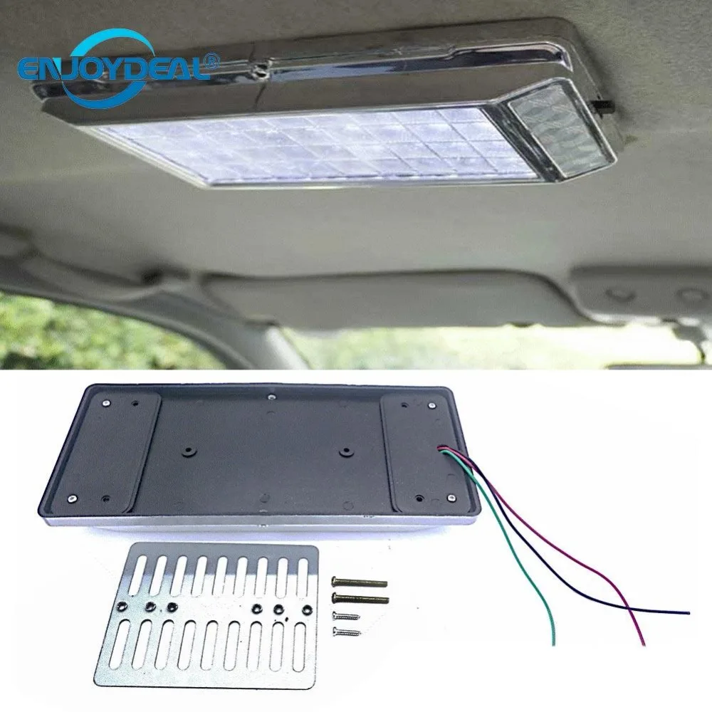 New 12V 36 LED Car Truck Vehicle Ceiling Dome Roof Lamp Rectangle Bright Interior Decoration Lamp Light White Reading Lights
New 12V 36 LED Car Truck Vehicle Ceiling Dome Roof Lamp Rectangle Bright Interior Decoration Lamp Light White Reading Lights