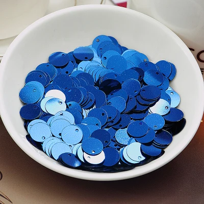 360 шт. большие круглые Блестки 20 мм блестки из ПВХ плоские украшение с боковым