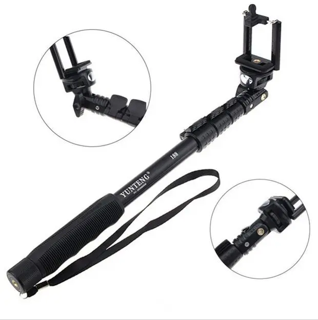 Yunteng 188 Extendable Handheld Telescopic Monopod for Cameras Smartphone Mobile
Yunteng 188 Extendable Handheld Telescopic Monopod for Cameras Smartphone Mobile