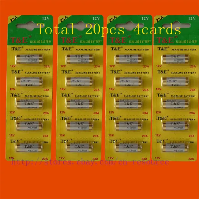 20 x 23A 12В батареи 23AE MS21 A23 V23GA VR22 MN21 N|battery 23ae|23a 12v battery12v battery 23ae |