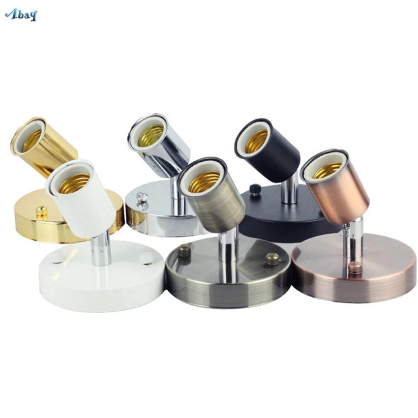 Universal Lamp Holder 180 Degree Steering Wall Lamps Holder Ceramic Wall Light E27 Screw Mouth Ceiling Lamp Lighting Accessories
Universal Lamp Holder 180 Degree Steering Wall Lamps Holder Ceramic Wall Light E27 Screw Mouth Ceiling Lamp Lighting Accessories