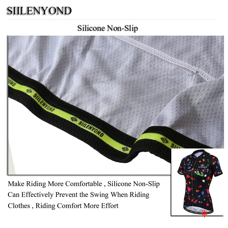 Siilenyond Anti-UV Pro Women Cycling Jersey Summer Cycling Clothing Comfortable Racing Bicycle Clothes MTB Bike Sportwears
Siilenyond Anti-UV Pro Women Cycling Jersey Summer Cycling Clothing Comfortable Racing Bicycle Clothes MTB Bike Sportwears