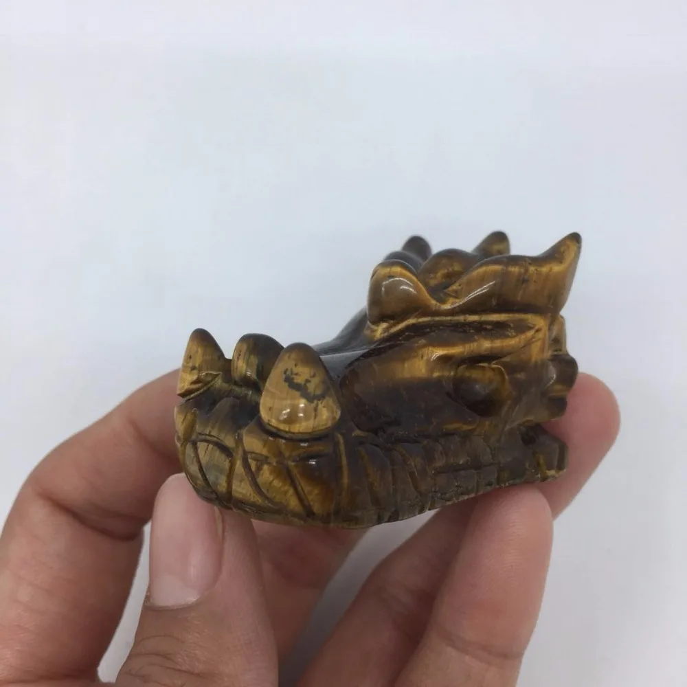 about 2"drop shipping natural tiger eye Crystal gemstone dragon skull meditation reiki healing crystal carvings decor
about 2"drop shipping natural tiger eye Crystal gemstone dragon skull meditation reiki healing crystal carvings decor