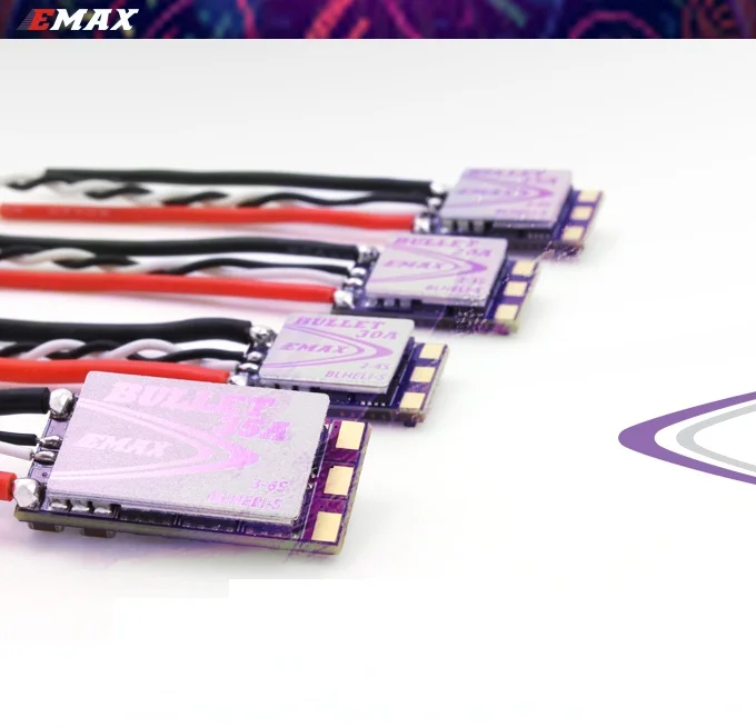 Контроллер скорости BLHeli-S DSHOT 4 шт./лот EMAX оригинал новинка BLHeli-s FPV ESC 6A 12A 15A 20A 30A 35A |