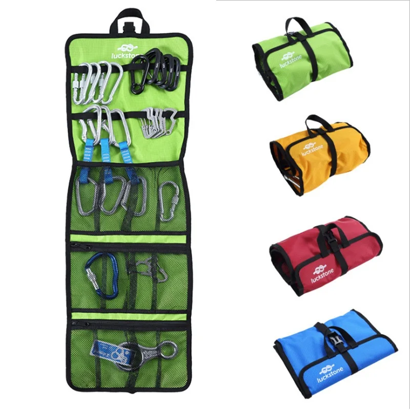 Outdoor Mountaineering Rock Climbing Safety Harness Hook/Rope Bag Quickdraw Storage Bag Tree Climbing Equipment Wall Equipment
Outdoor Mountaineering Rock Climbing Safety Harness Hook/Rope Bag Quickdraw Storage Bag Tree Climbing Equipment Wall Equipment
