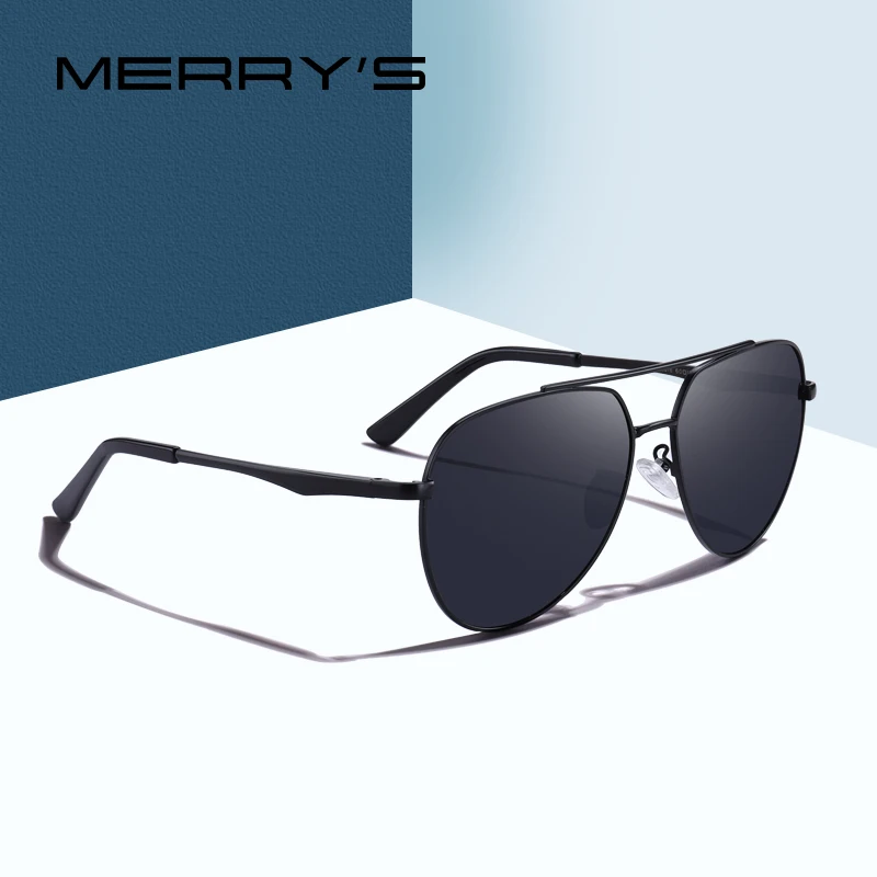 

MERRY'S DESIGN Men Classic Pilot Sunglasses Aviation Frame HD Polarized Sun glasses For Men Driving UV400 Protection S'8316