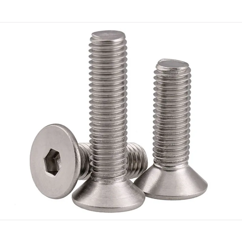 M8 M10 316 Stainless Steel Countersunk Head / Flat Head Hexagon Socket Screws *20/25/30/40/50-80 1Pcs
M8 M10 316 Stainless Steel Countersunk Head / Flat Head Hexagon Socket Screws *20/25/30/40/50-80 1Pcs