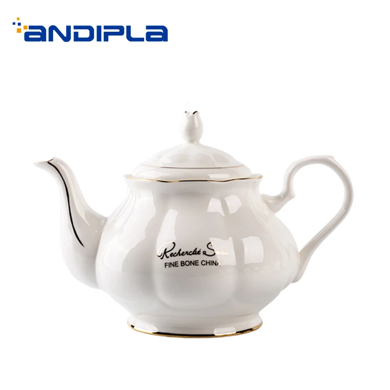 950ml British Style Coffee Milk Pot Ceramic Bone china Large Capacity Handle Pots Teapot / Home Drinkware Juice Tea Water Kettle
950ml British Style Coffee Milk Pot Ceramic Bone china Large Capacity Handle Pots Teapot / Home Drinkware Juice Tea Water Kettle
