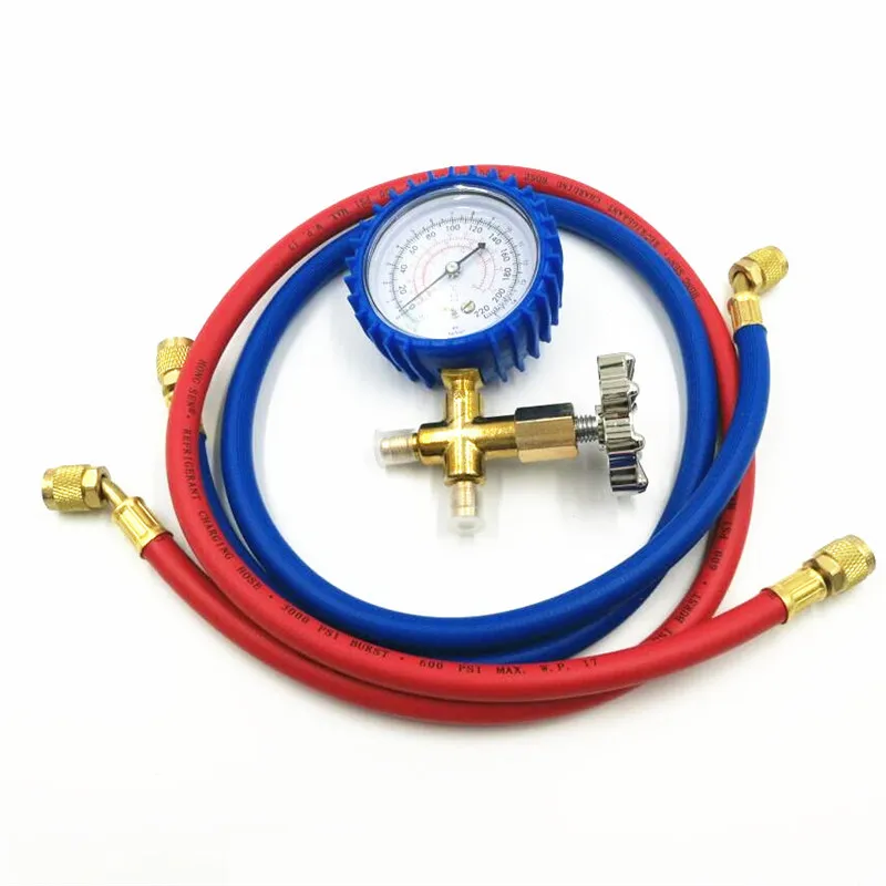 Vacuum Pump Accessories HS-466AL Air Conditioning Refrigerator Refrigerant Low pressure gauge Pressure Table + 2PCS Feeding Tube
Vacuum Pump Accessories HS-466AL Air Conditioning Refrigerator Refrigerant Low pressure gauge Pressure Table + 2PCS Feeding Tube