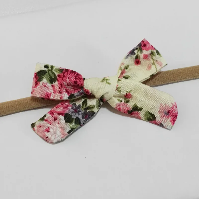 Girls Fabric Bow Headband Hair Accessories Kids Floral Cotton Hair Bow Nylon Hairband
Girls Fabric Bow Headband Hair Accessories Kids Floral Cotton Hair Bow Nylon Hairband