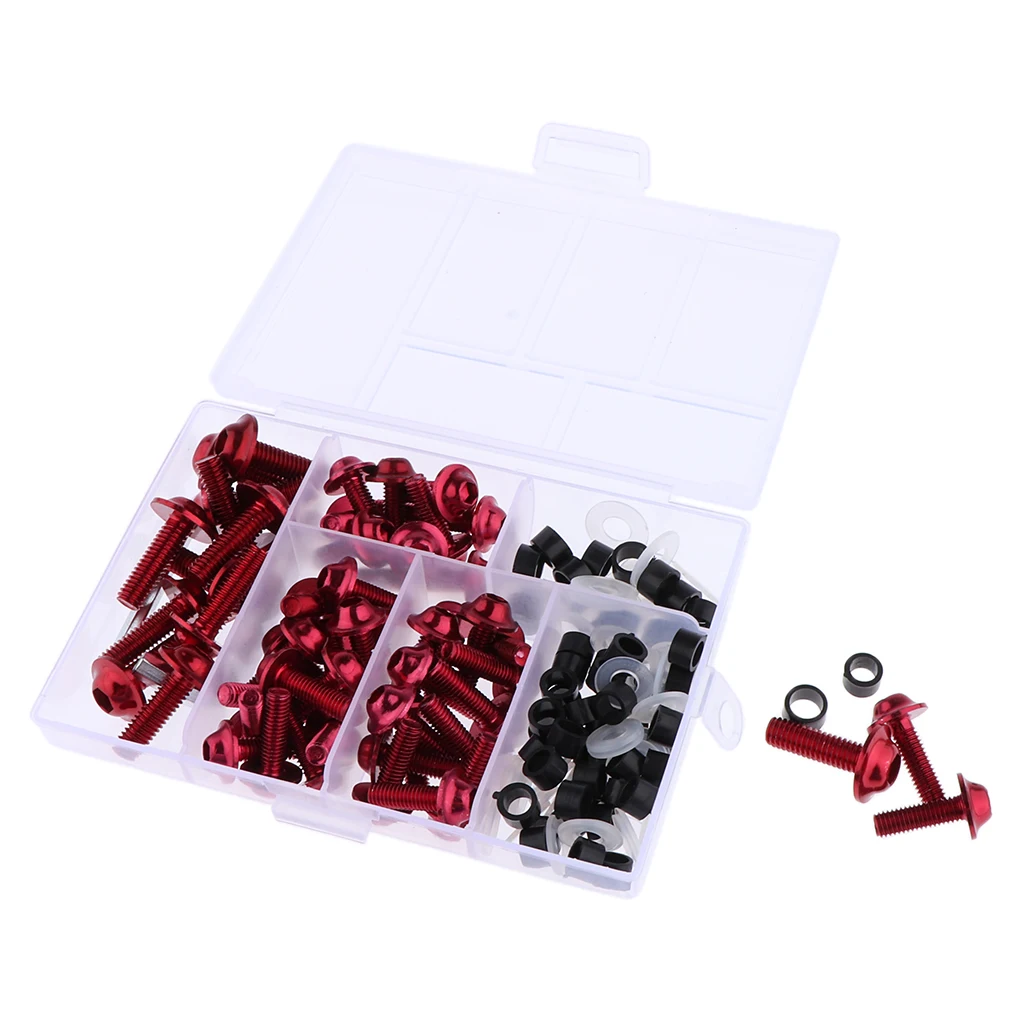 158Pcs Unviersal Motorcycle Complete Fairing Bolt Kit Fastener Clips Screws Strength and Durability Plastic Pillar
158Pcs Unviersal Motorcycle Complete Fairing Bolt Kit Fastener Clips Screws Strength and Durability Plastic Pillar