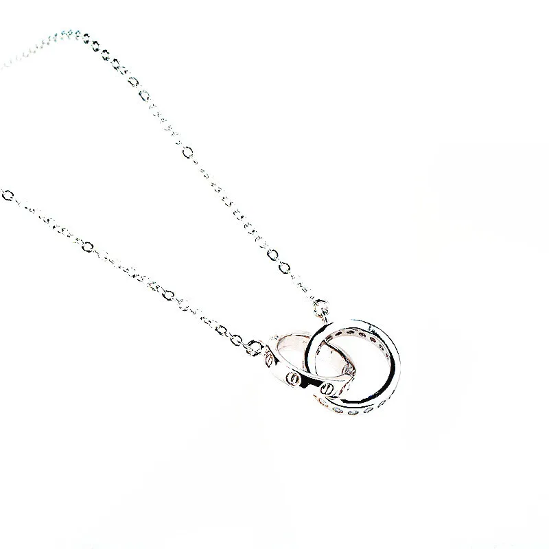 Golden Color Double Circle CZ Zirconia Necklaces & Pendants For Women Gift kolye choker collares bijoux
Golden Color Double Circle CZ Zirconia Necklaces & Pendants For Women Gift kolye choker collares bijoux